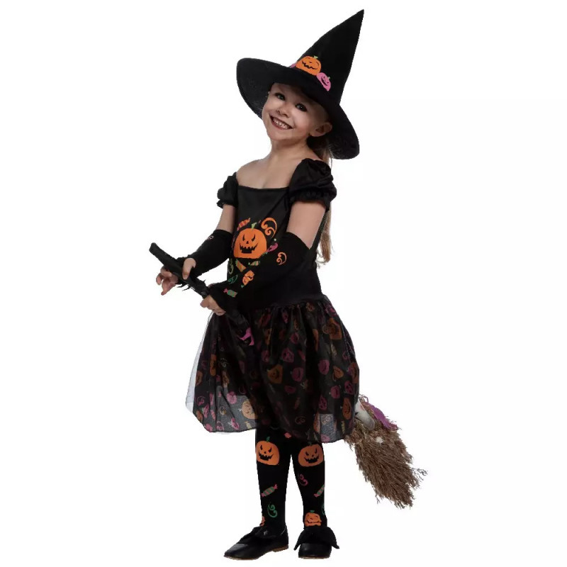 deguisement-fille-sorciere-citrouille-halloween