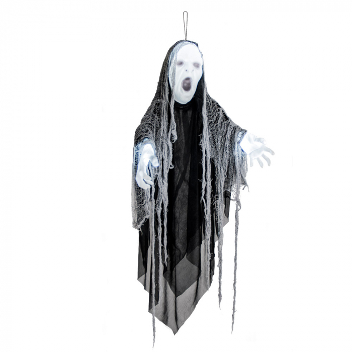 suspension halloween sorcier frappe par la foudre