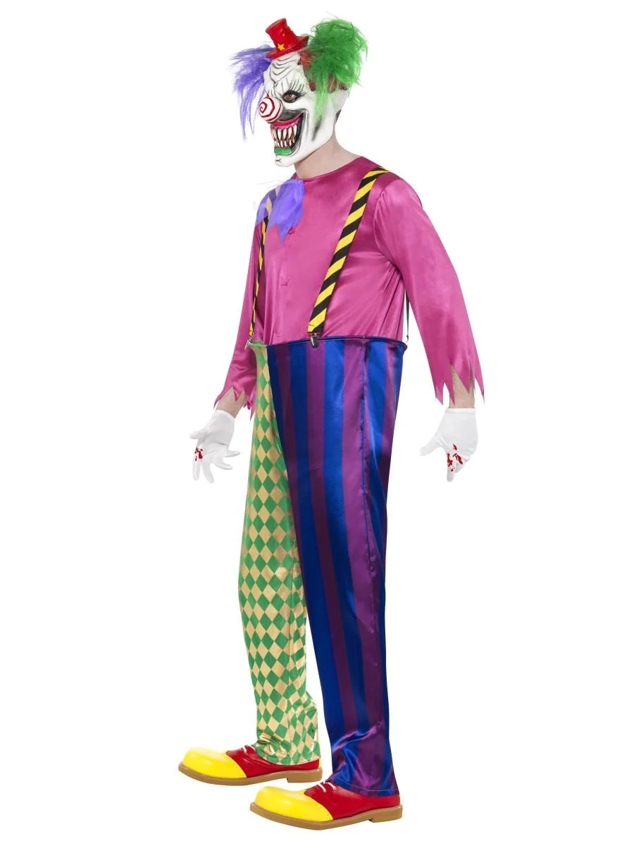 deguisement clown tueur multicolore 3
