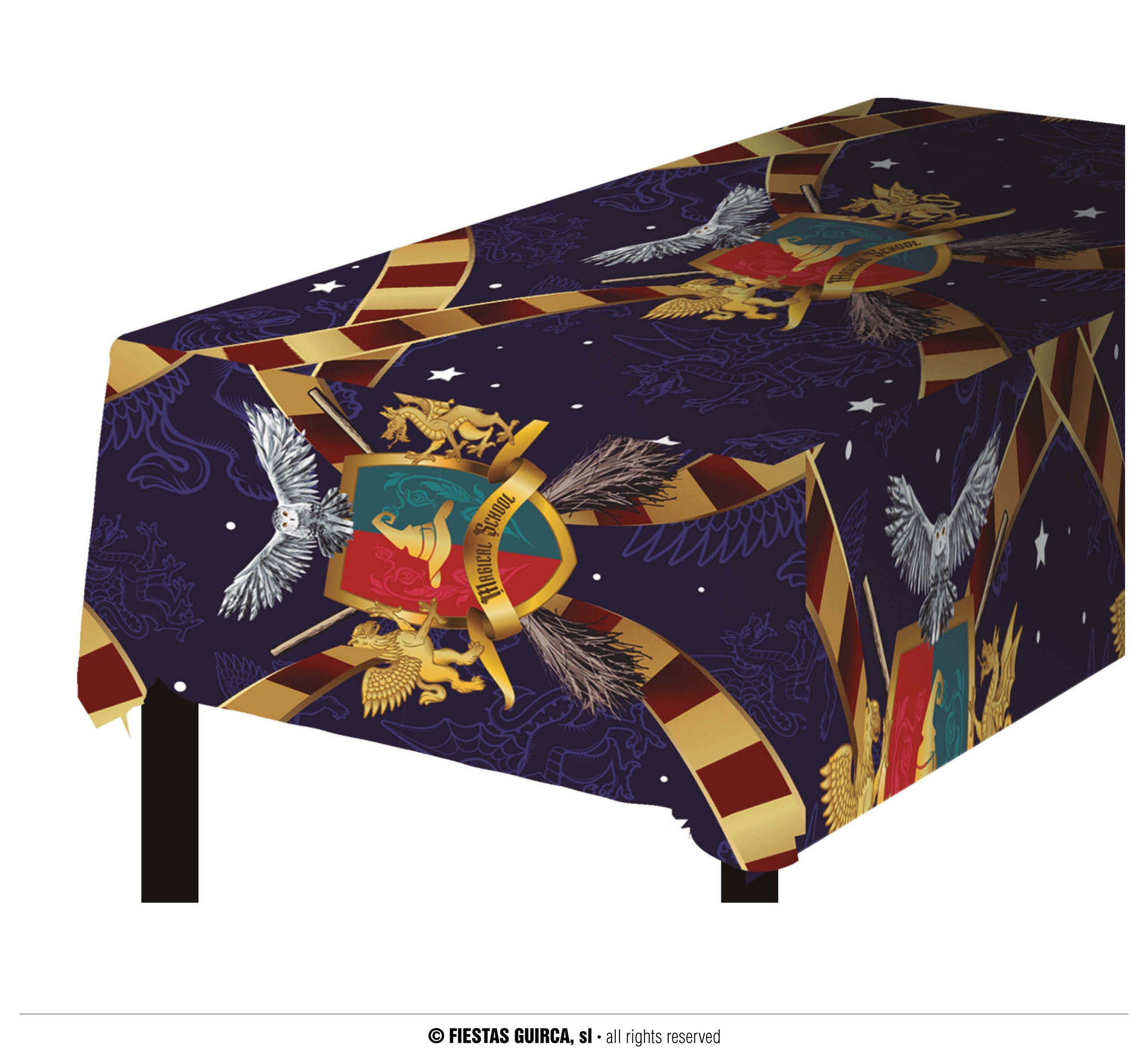 Nappe ecole de la magie - Anniversaire Enfants Mixtes/Harry Potter 