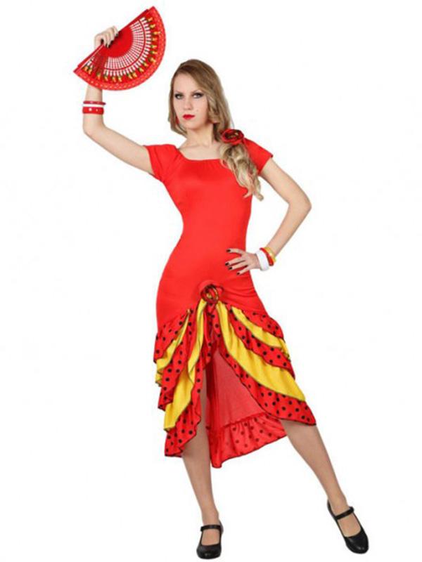 deguisement espagnole flamenco