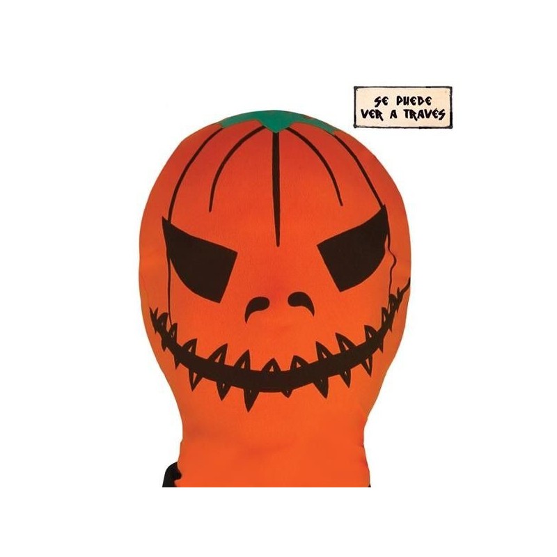 masque cagoule citrouille