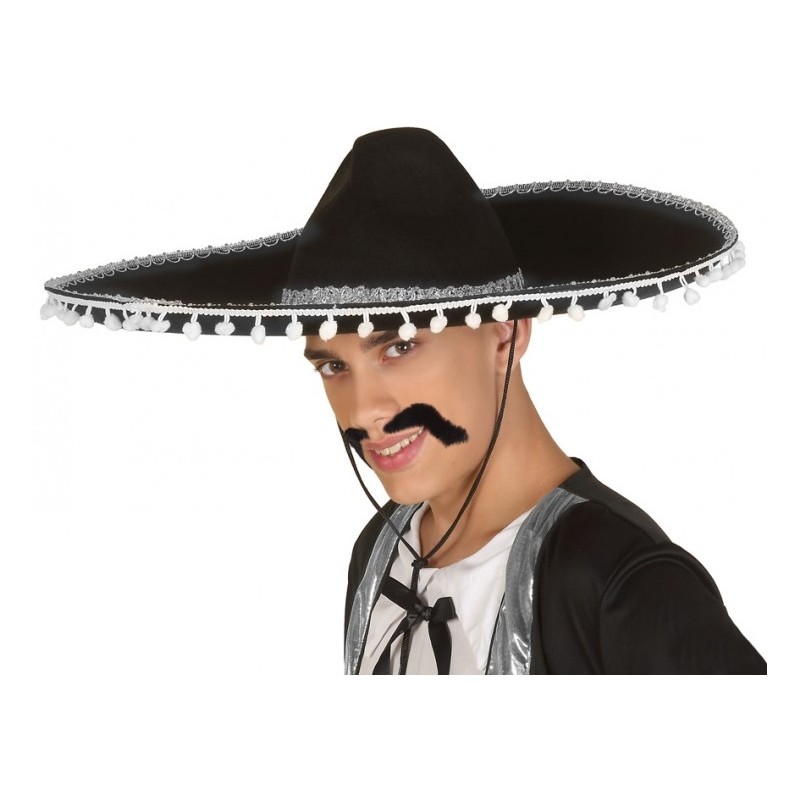 Sombrero mexicain noir