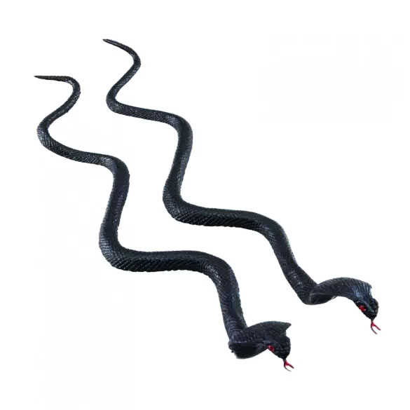 2 serpents cobra noirs