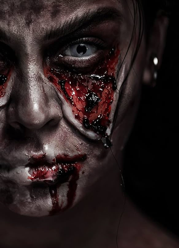 maquillage zombie latex