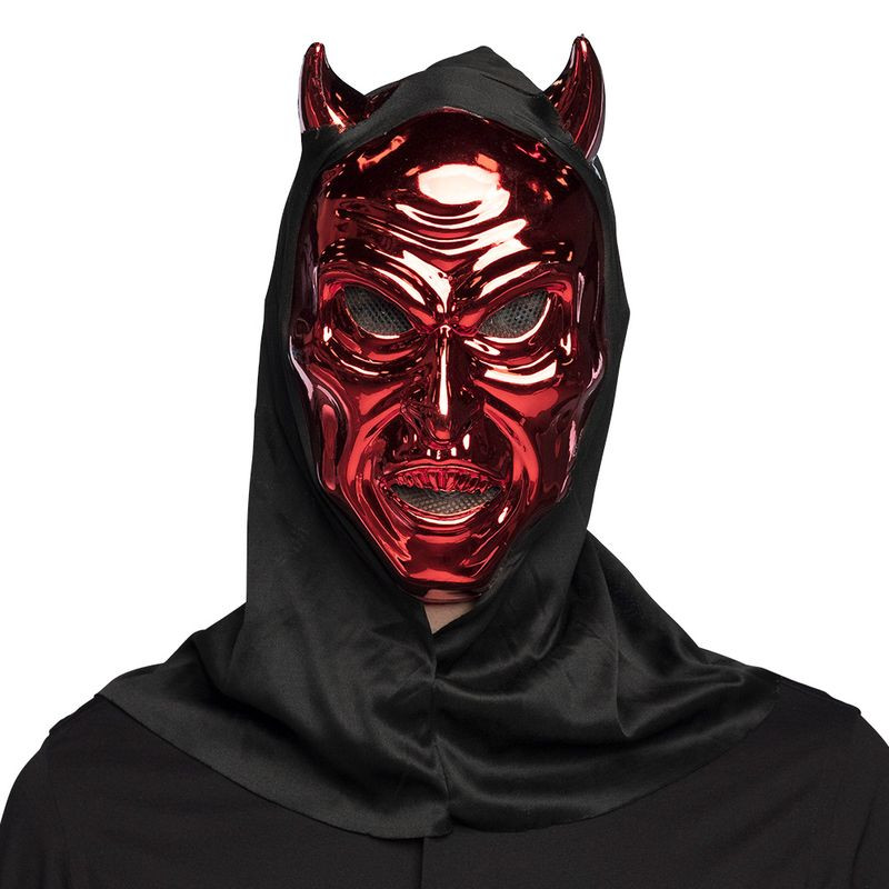 masque diable avec capuche 1