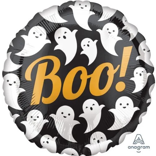 ballon mylar boo fantome