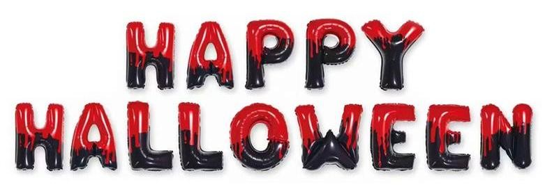 happy-halloween-ballon lettre aluminum