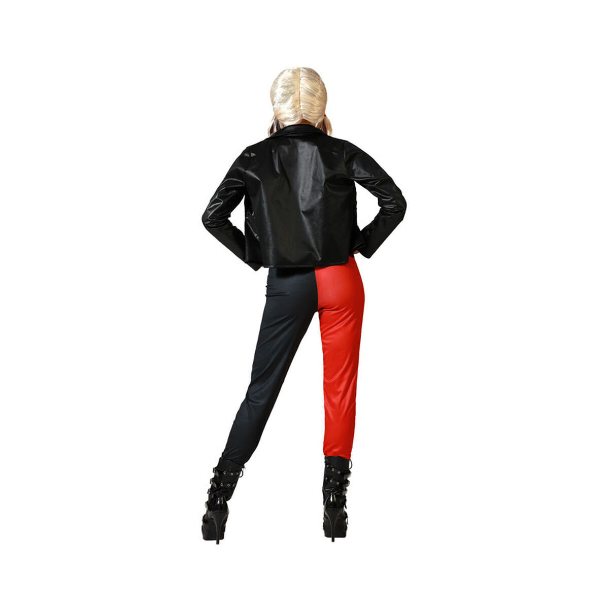 deguisement harley queen noir et rouge 1