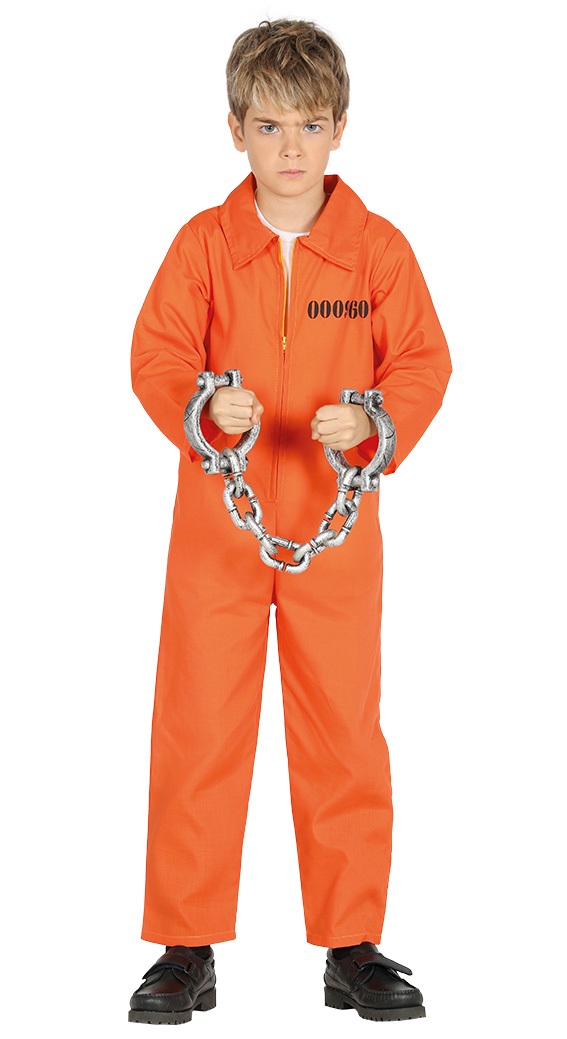 deguisement prisonnier enfant orange