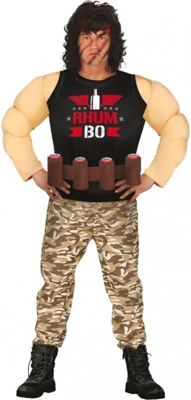 deguisement rambo rhum bo evg