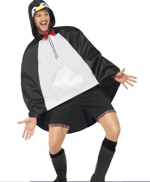 PONCHO PARTY PINGOUIN 3