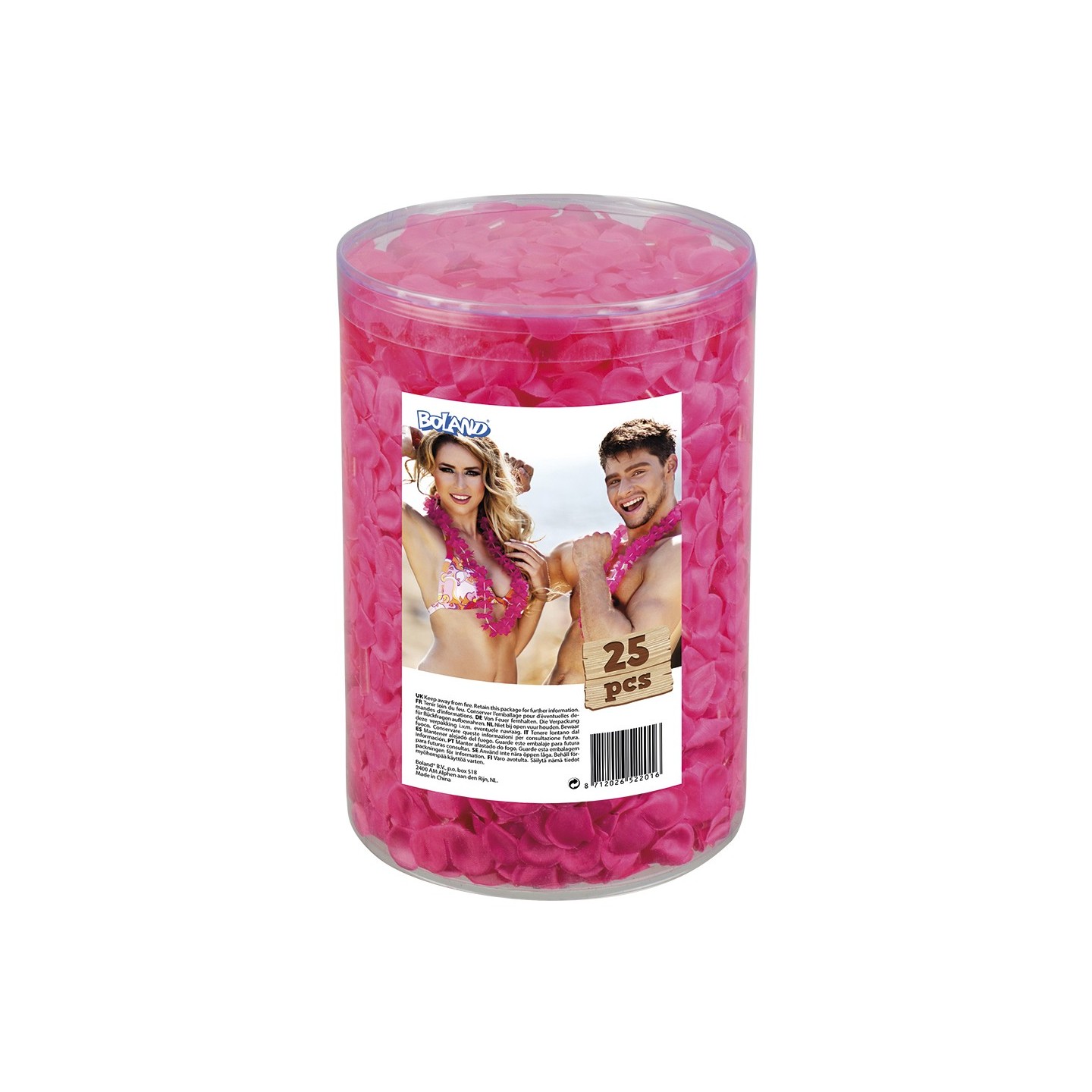 BOITE 25 COLLIER ROSE HAWAI