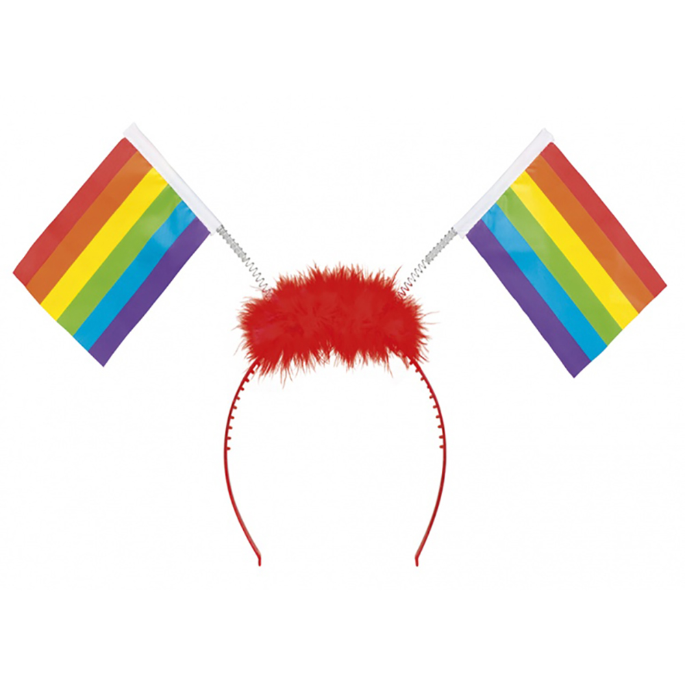 SERRE TETE DRAPEAUX ARC EN CIEL