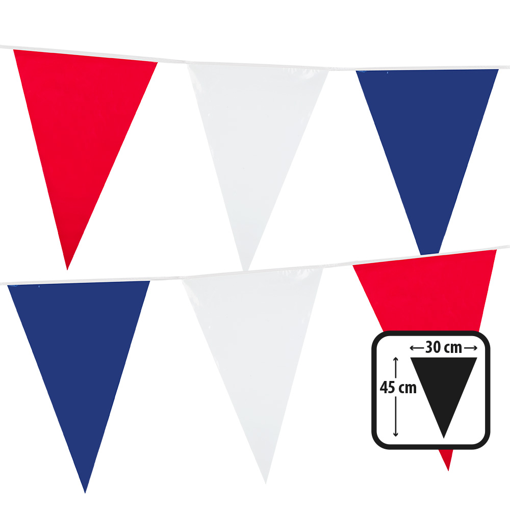 GUIRLANDE FANIONS GEANTE 10 M FRANCE