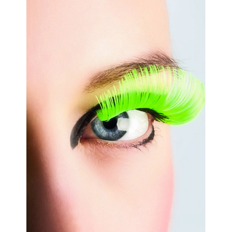 faux-cils-vert-fluo-