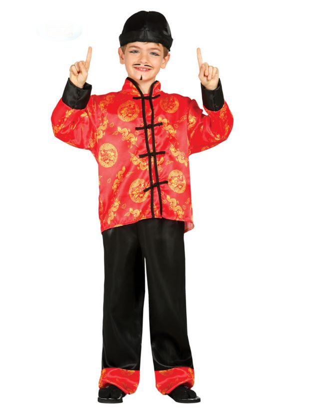 DEGUISEMENT CHINOIS ROUGE ENFANT