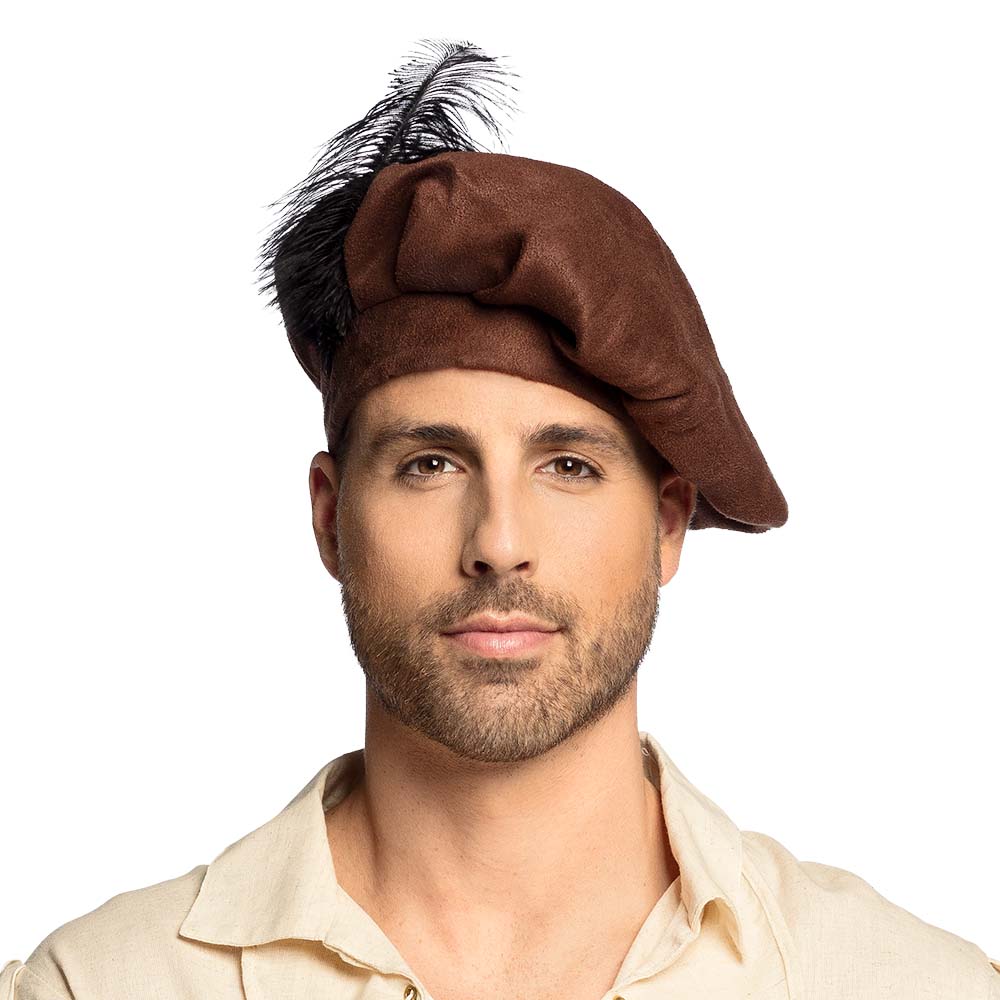 BERET MEDIEVAL MARRON