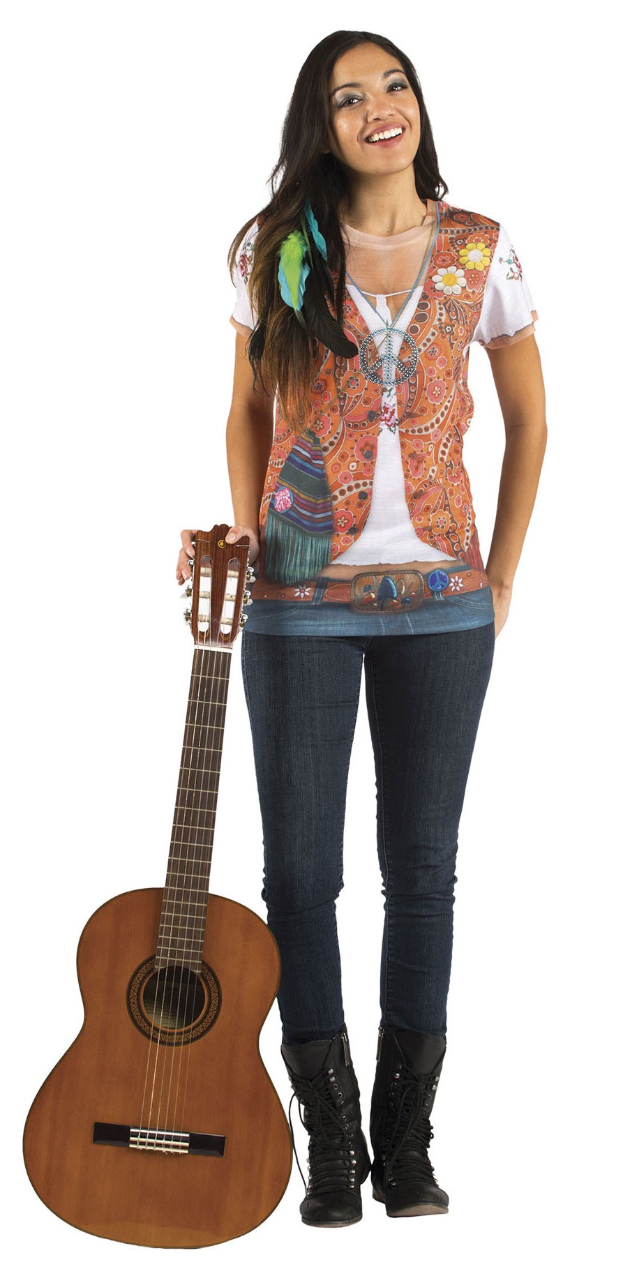 TEE SHIRT 3D HIPPIE FEMME 1