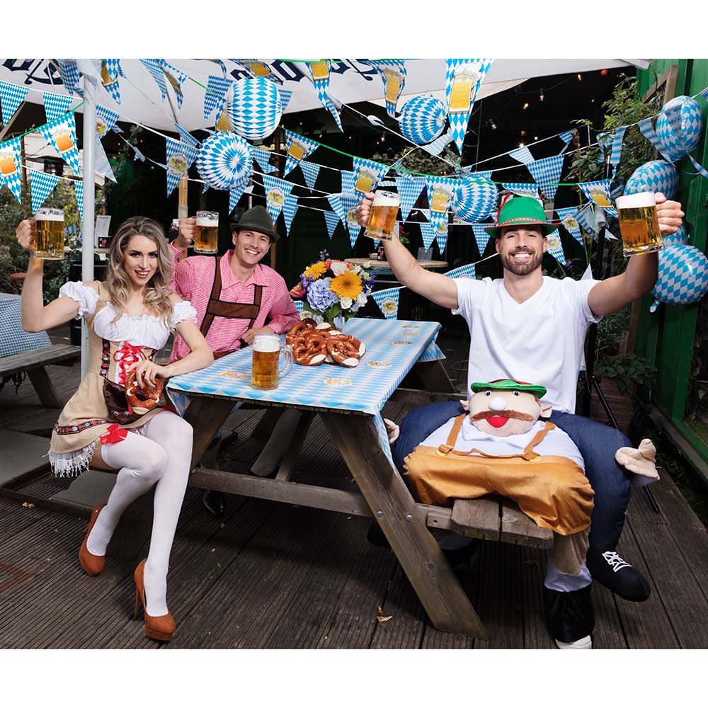 guirlande fanions oktoberfest chope de biere 6m 2