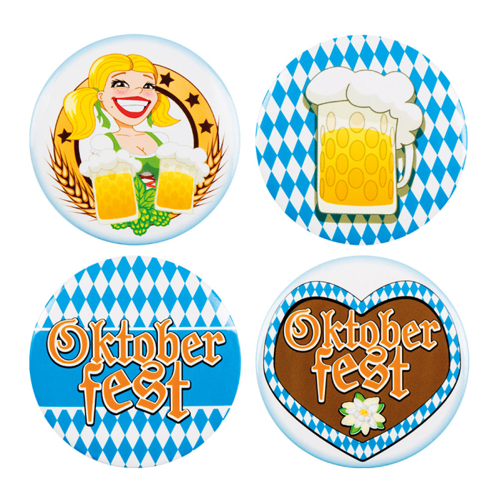 SET DE 4 PINS OKTOBERFEST