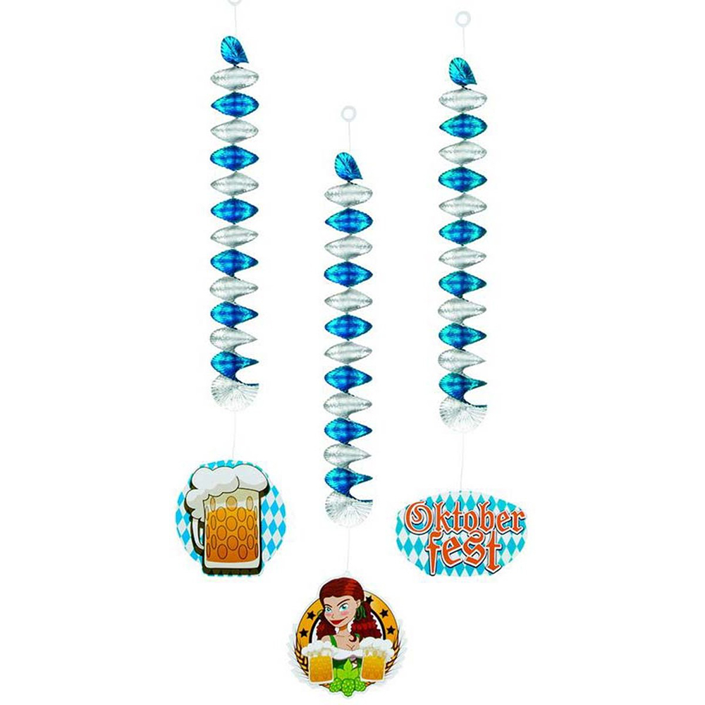 3 DECORATION SPIRALE OKTOBERFEST