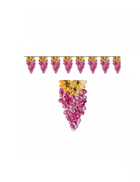 GUIRLANDE 5 M RAISIN FETE DU BEAUJOLAIS