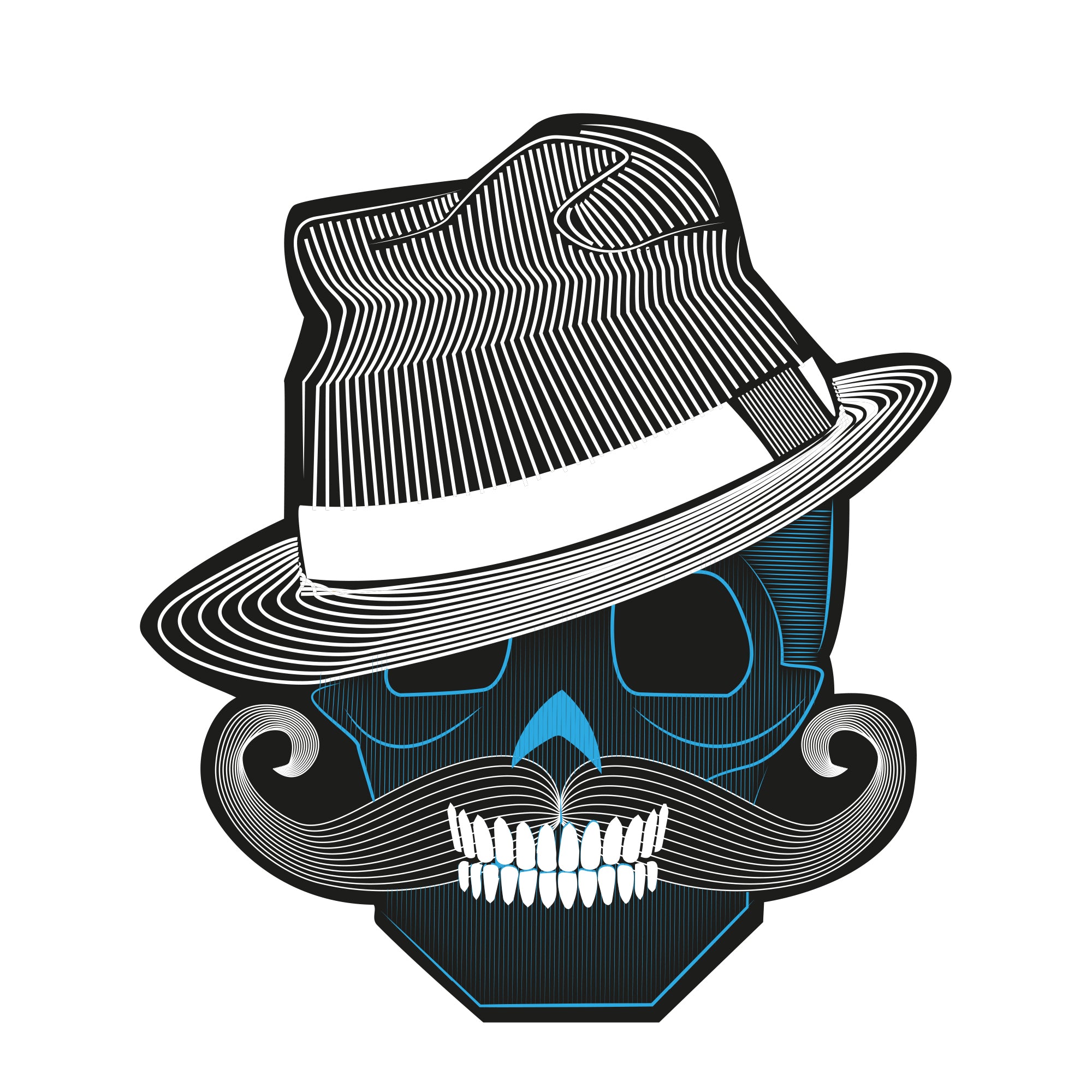 masque electro led tete de mort style