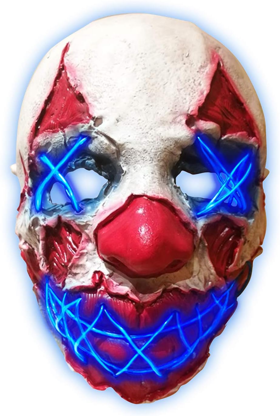 MASQUE CLOWN LATEX HORREUR LED 2