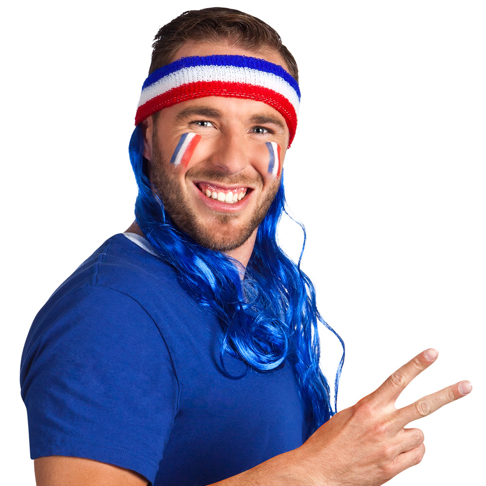 BANDEAU FRANCE AVEC CHEVEUX
