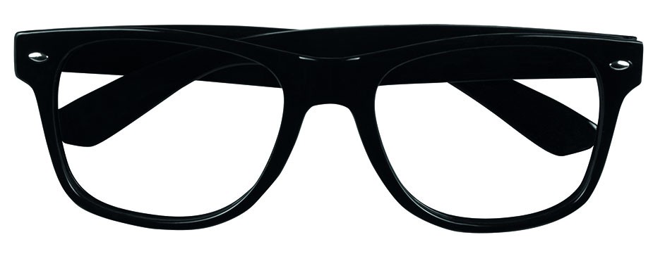 4 PAIRES LUNETTES NOIRES NERD 1