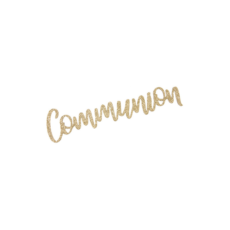 2 DECORATION DE TABLE COMMUNION TISSU