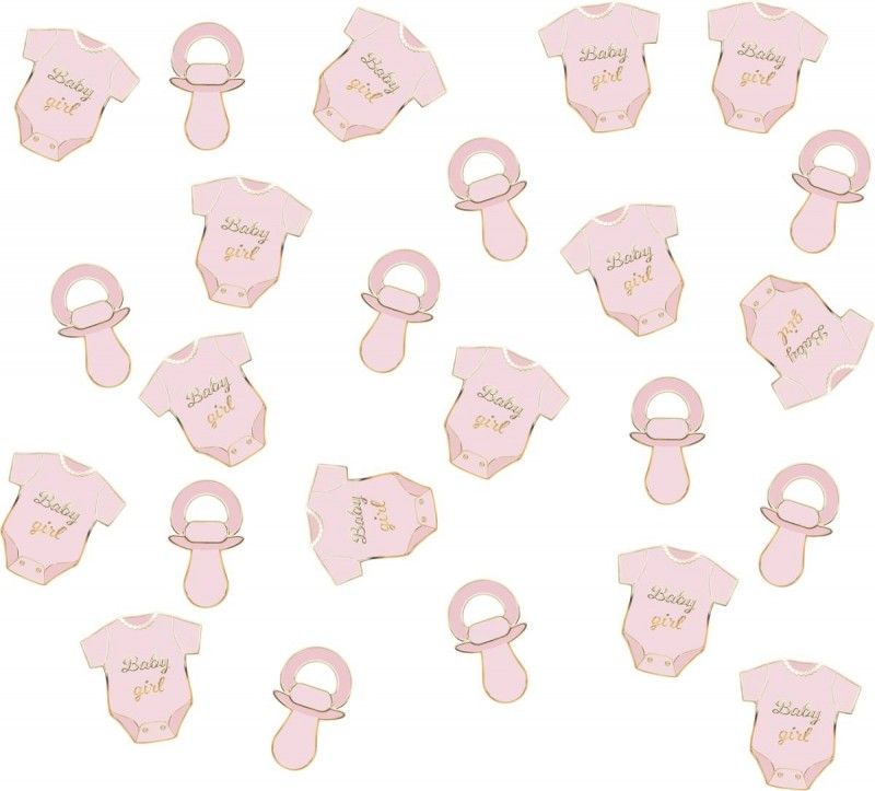 CONFETTIS DE TABLE BABY ROSE
