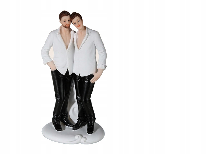 FIGURINE COUPLES DE MARIES GAY HOMMES