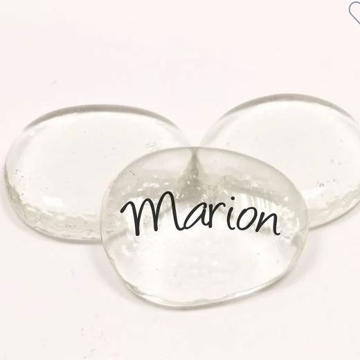 6 GALETS TRANSPARENTS MARQUE PLACE 1
