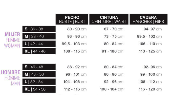 taille deguisement guirca