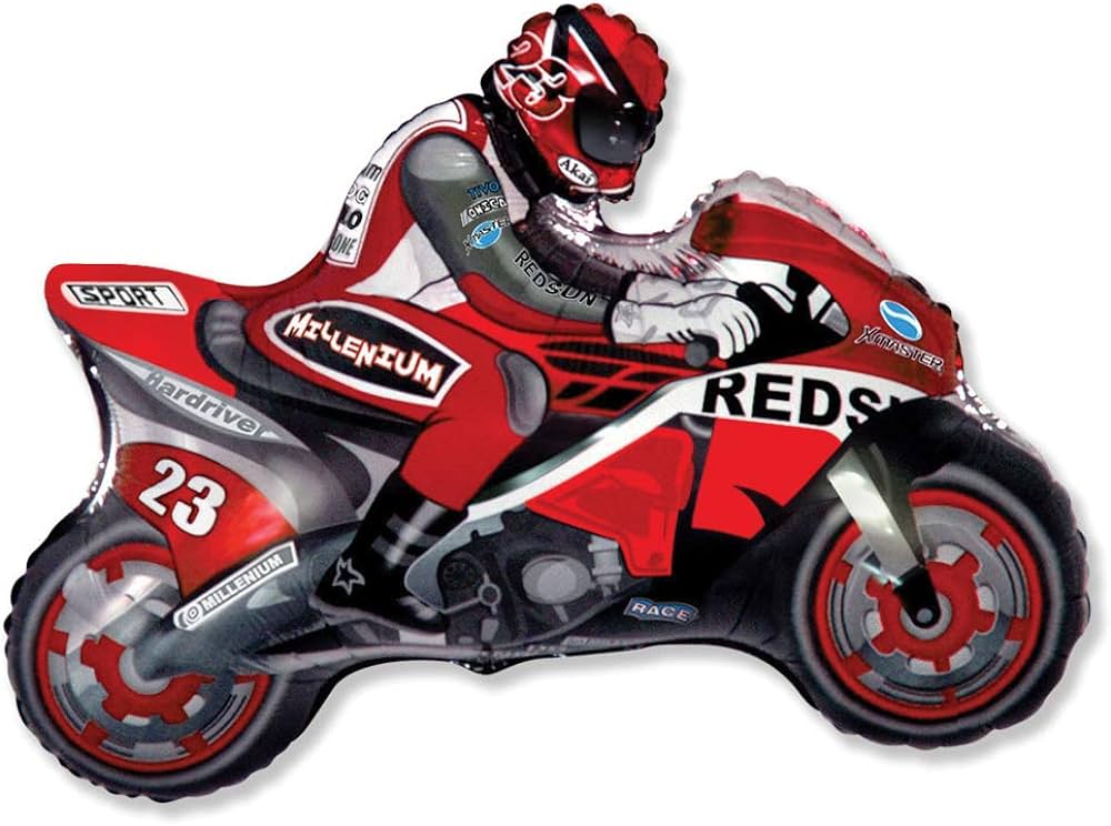 BALLON MYLAR MOTO