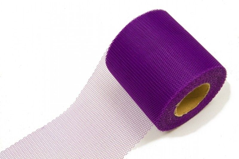 rouleau de tulle violet 20 M