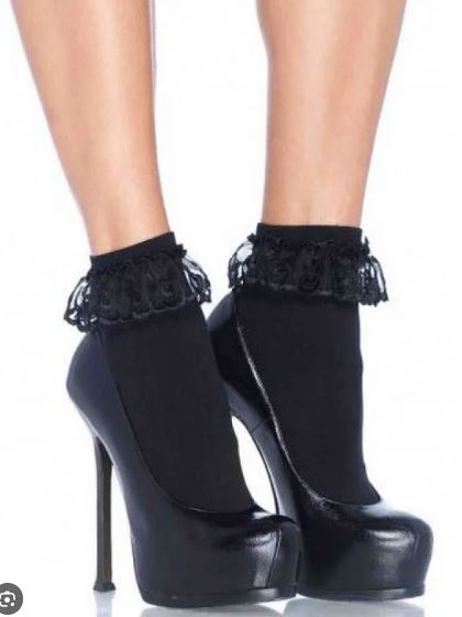 SOCQUETTES ANNEES 50 NOIRES
