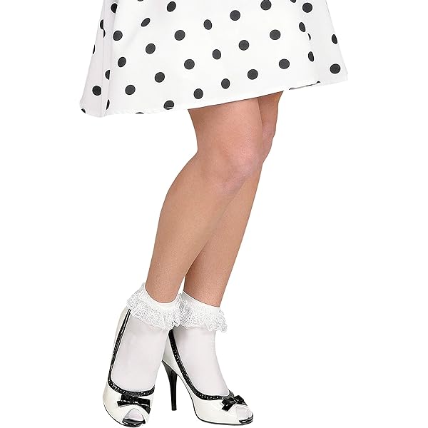 SOCQUETTES ANNEE 50 BLANCHES