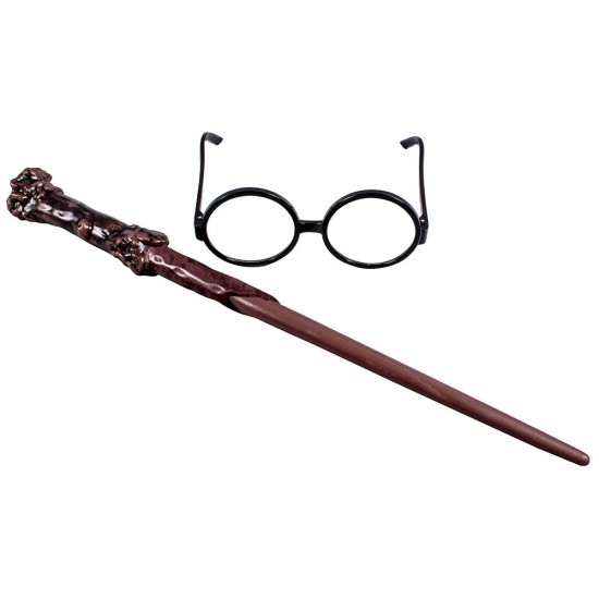 KIT LUNETTES ET BAGUETTES HARRY POTTER 1