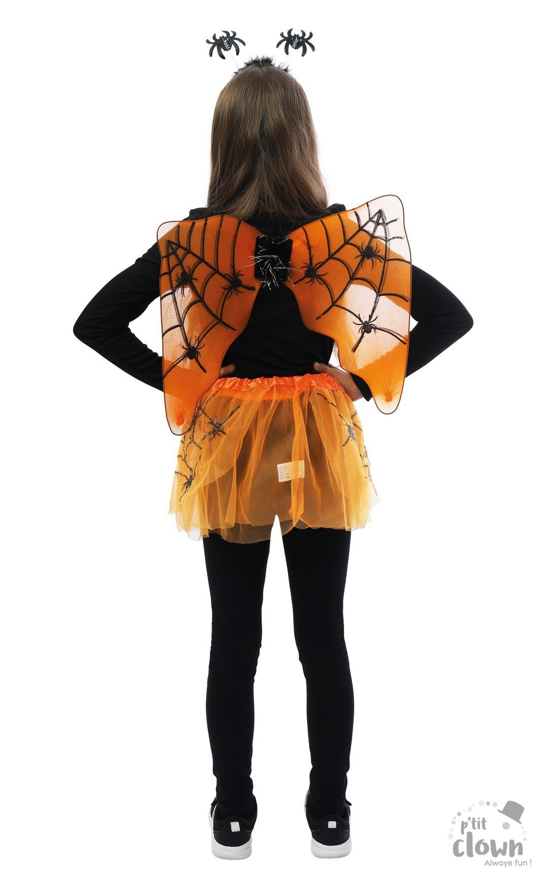 KIT HALLOWEEN ENFANT ORANGE SPIDER 2