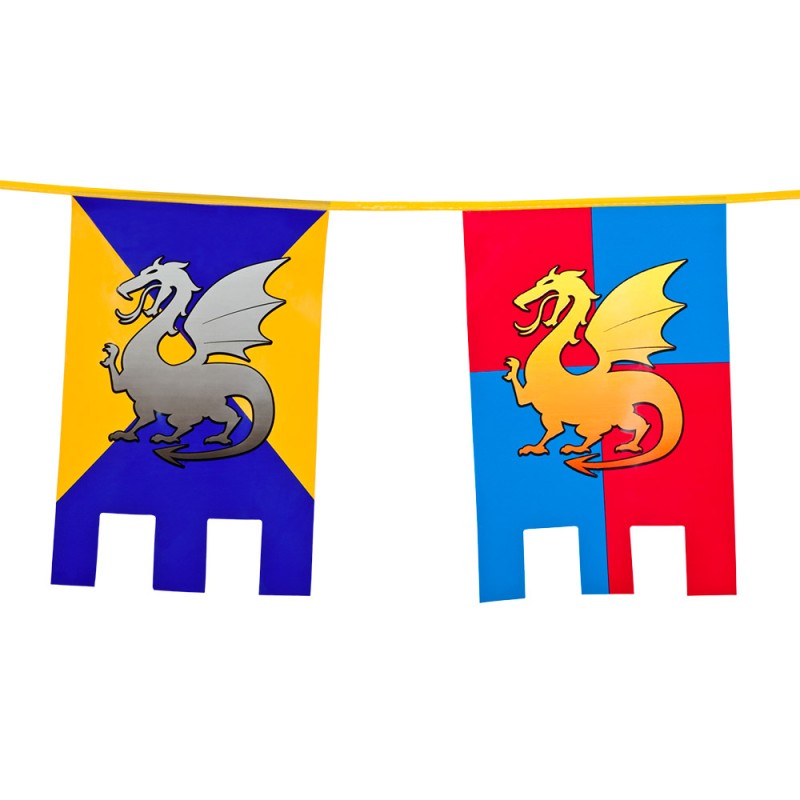 guirlande-fanions-chevalier-dragons