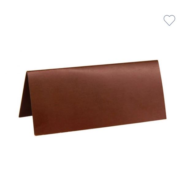 10 MARQUE PLACE CARTON CHOCOLAT CHEVALET 1