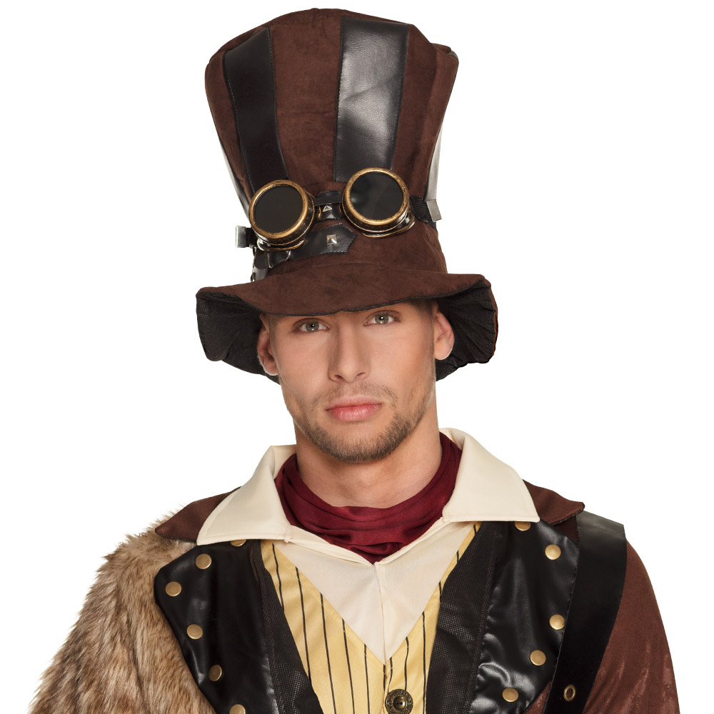 haut de forme steampunk avec lunettes 1