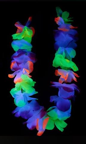 collier hawaien fluo uv