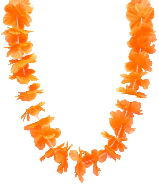 collier hawaien orange 2