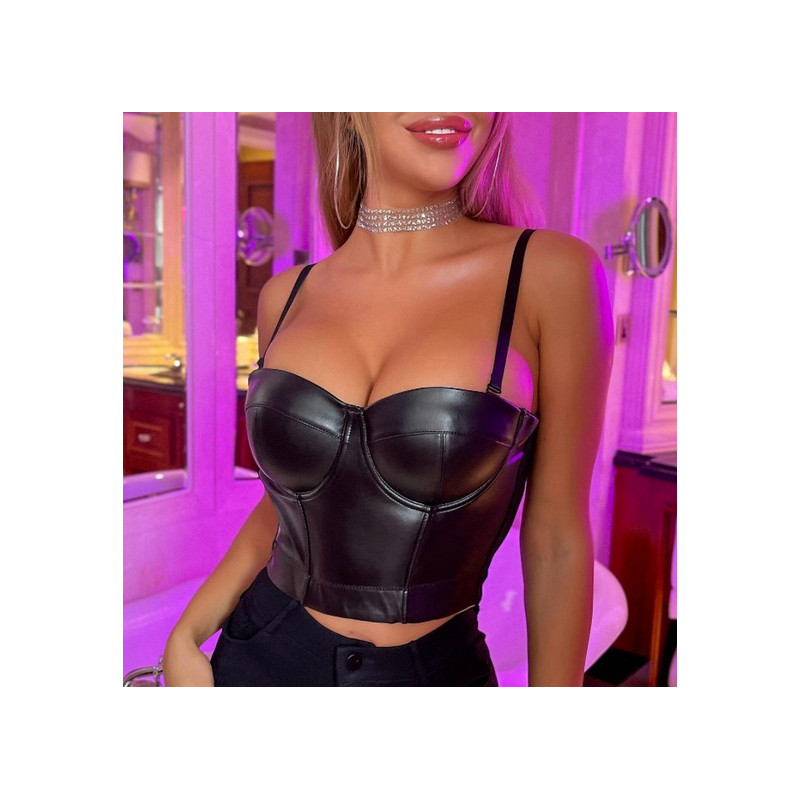 top-corset-bustier-simili-cuir-noir