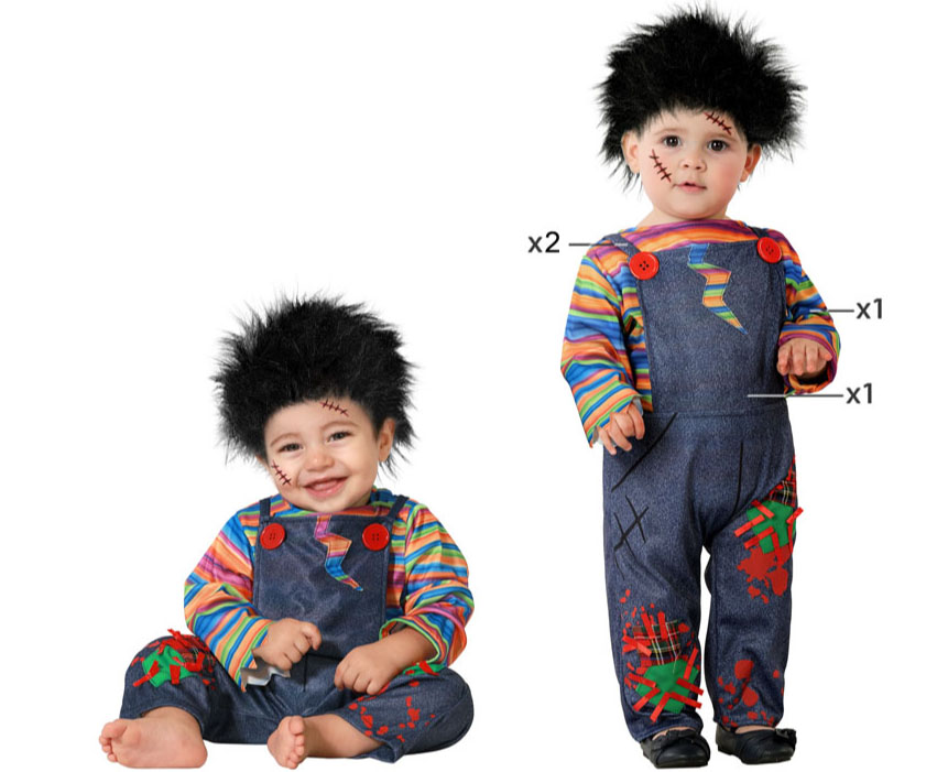 Déguisement Pyjama Une Pièce Fille – Effrayant, Rose, Manches Longues, Taille Kids Medium