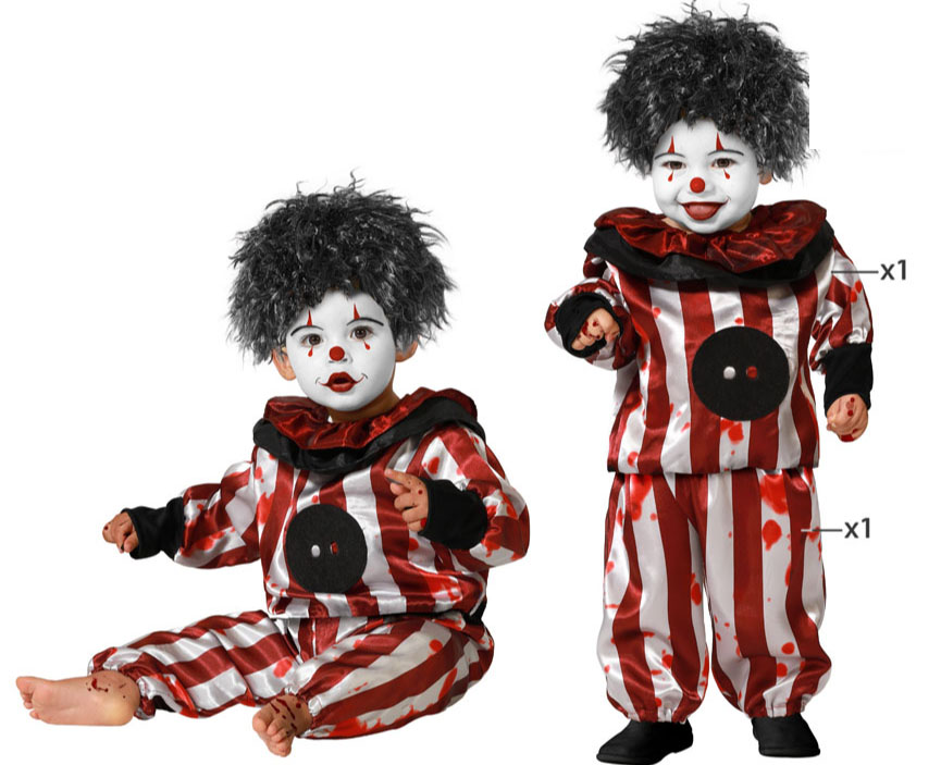 deguisement bebe clown halloween